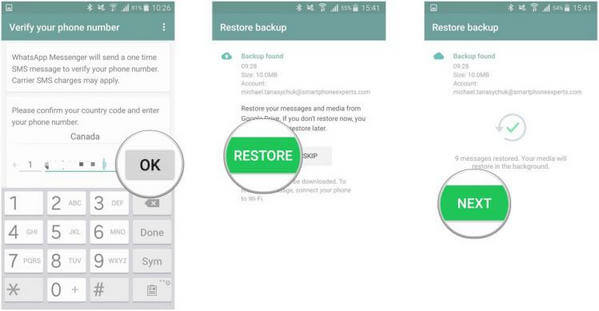 whatsapp chat restore