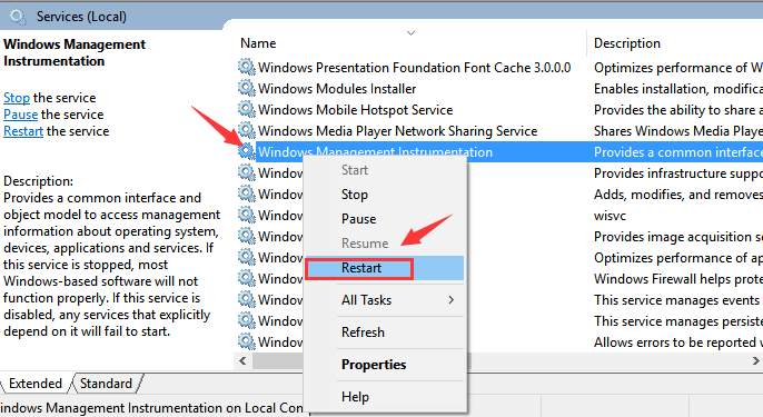 restart-wmi-services