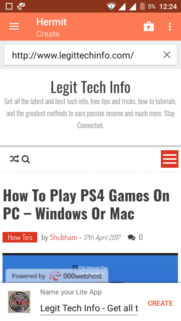 How To Convert Any Favorite Website Into Ad-Free Android App in Seconds